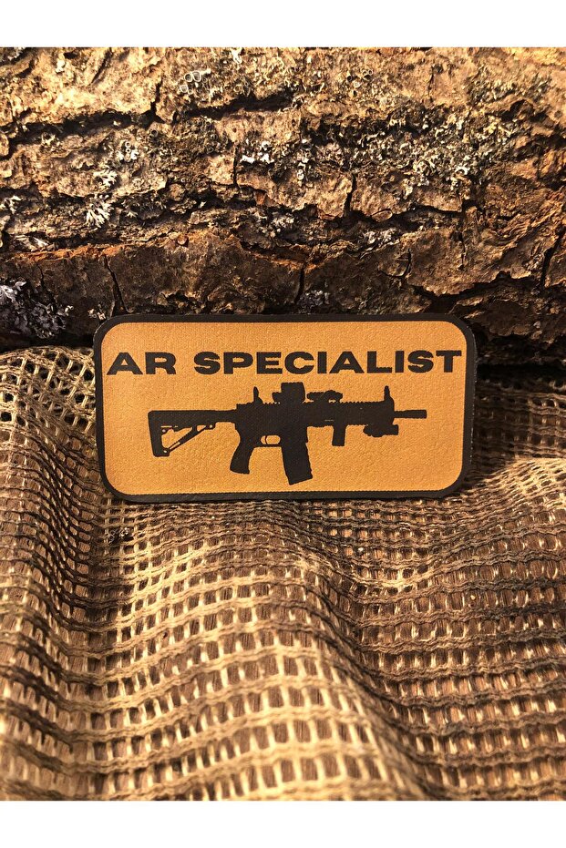 AR Spec. Patch/Peç/Arma (8,7 x 4,3cm) - 1