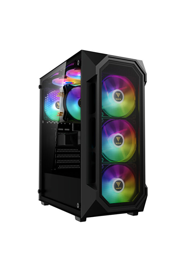 علبة Aura Gc1 Elite V2 متوسطة الحجم باللون الأسود