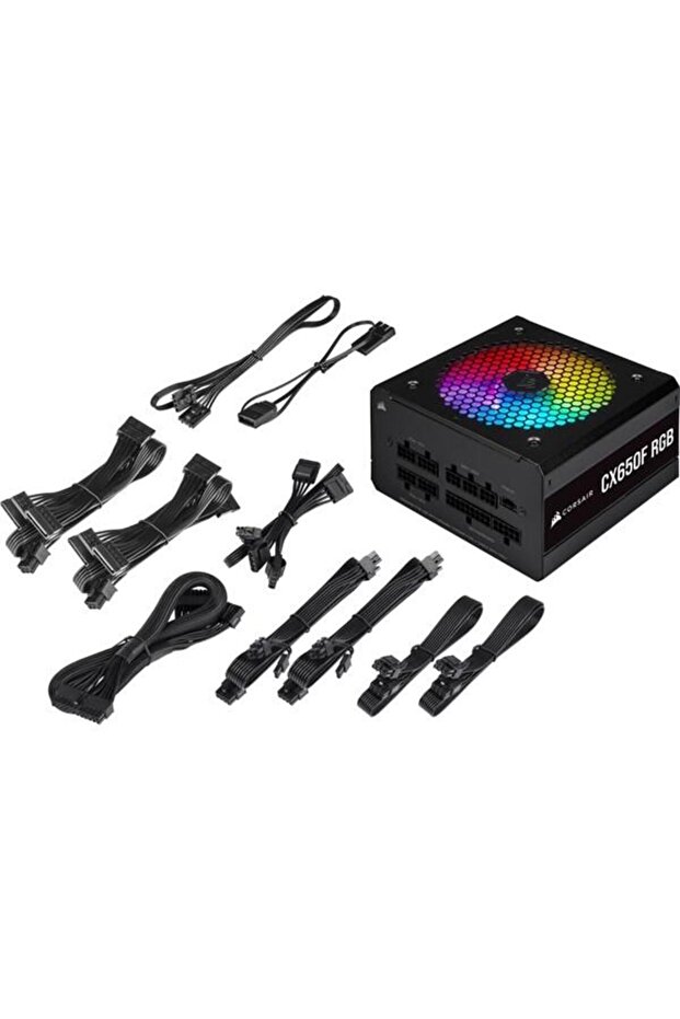 650w 80 Bronze Cx650f Cp-9020217-eu Rgb Tam Modüler Power Supply - 4