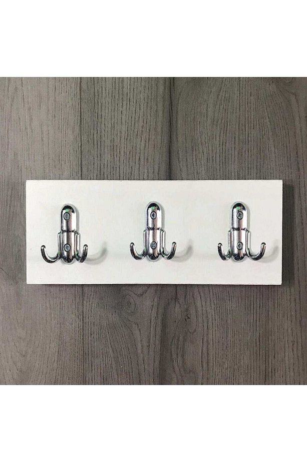 Gardenya Ahşap Kapı Arkası Amerikan Askı 6'lı Duvar Askısı 10x30 Cm - 1
