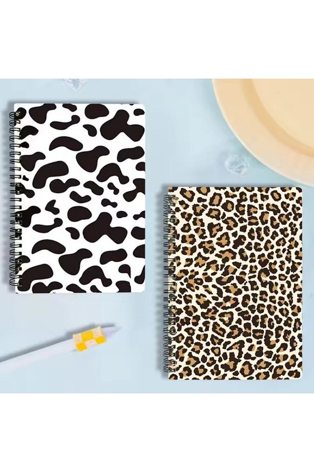 A5 Spiralli 2'li Çizgili Okul Defter Seti 80 Yaprak Notebook - 1