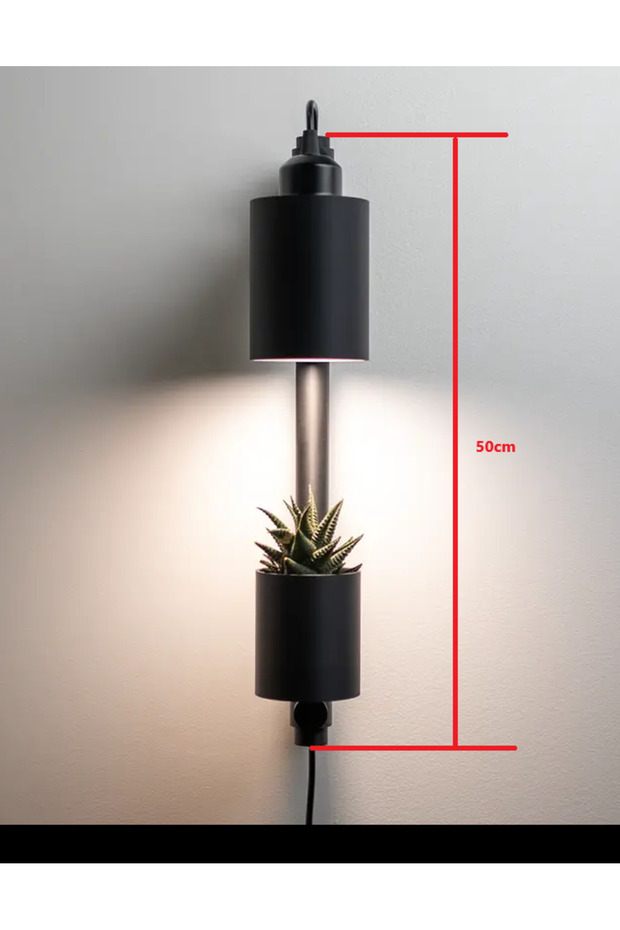 Modüler Saksılı Duvar Lambası - 6