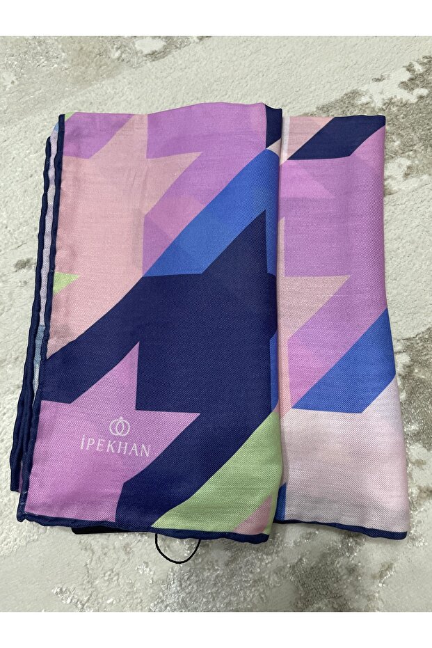 Crowbar Patterned Silk Soft Scarf - 1