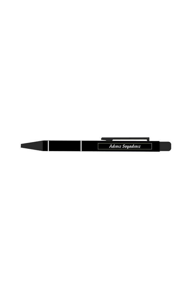 Yeşil Touch Pen Metal Kişiye Özel Mavi Yazan Tükenmez Kalem - 3