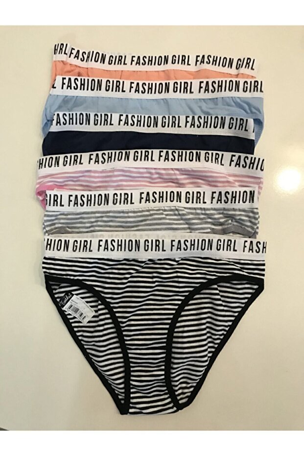 Women's Fashion Girl Panties 6-Pack