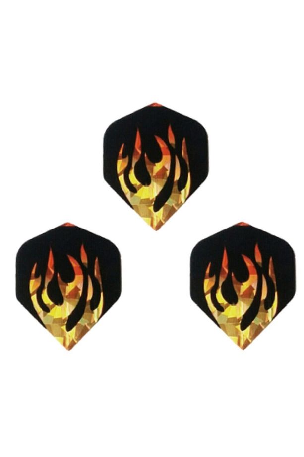 15 Adet (5 FARKLI TAKIM) Hologramlı Parlak Standart Tasarım. Dart Flight-flayt Set - 4