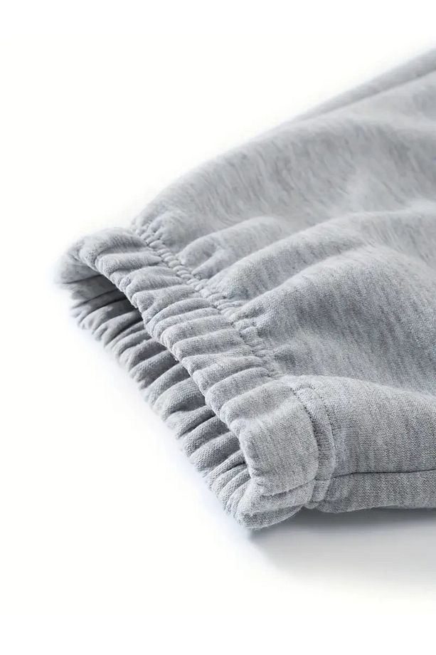 Gri Eşofman Paça Lastikli Ter Tutmayan Esnek Kumaş ŞAH MODA2ÖJMNFDC - 6