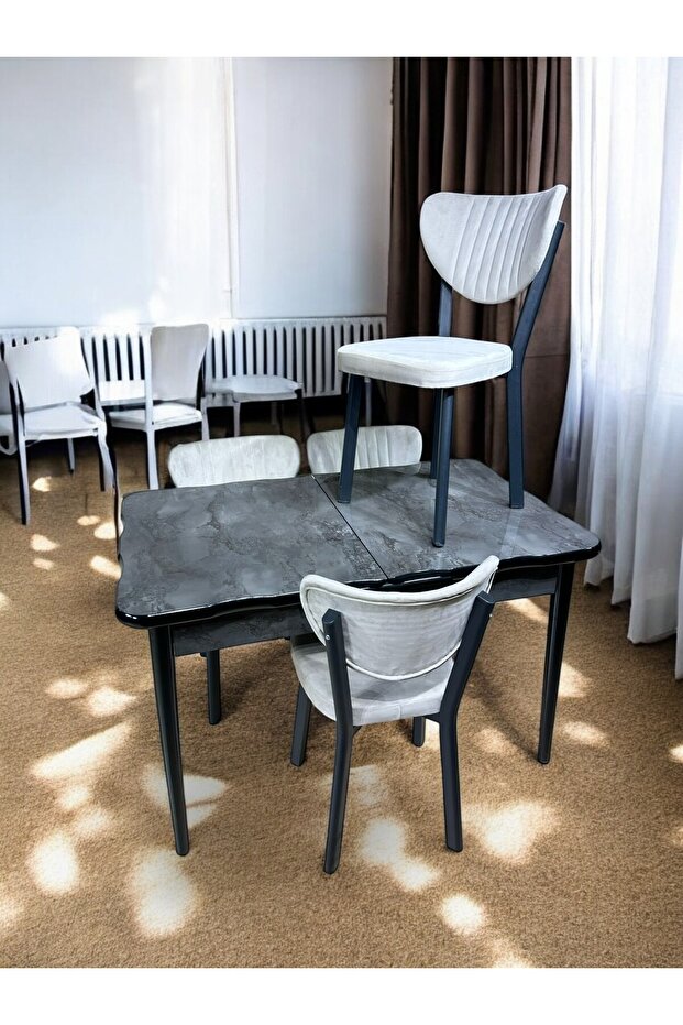 MUTFAK MASA TAKIMI 4 KİŞİLİK  GLOSS MAX ( MDF ) - 3