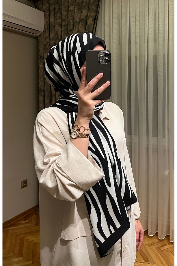 Zebra desen şal - 1