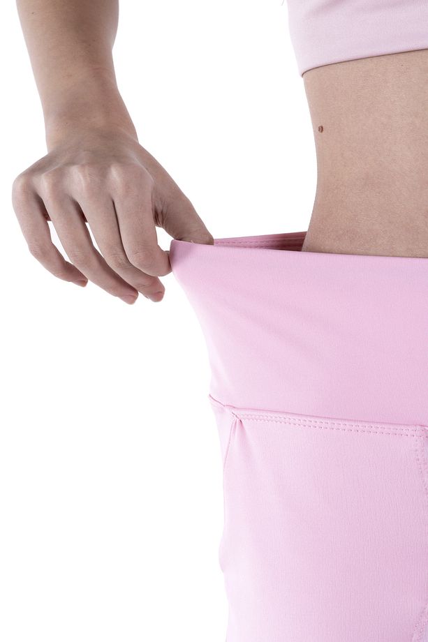 Kadın Pembe Yüksek Bel Jogger Eşofman Altı - 6