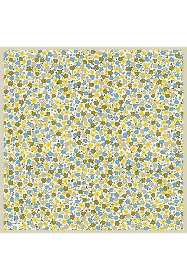 Marrakech Koleksiyon Soft Eşarp Hardal Gri 1192-03 - 4