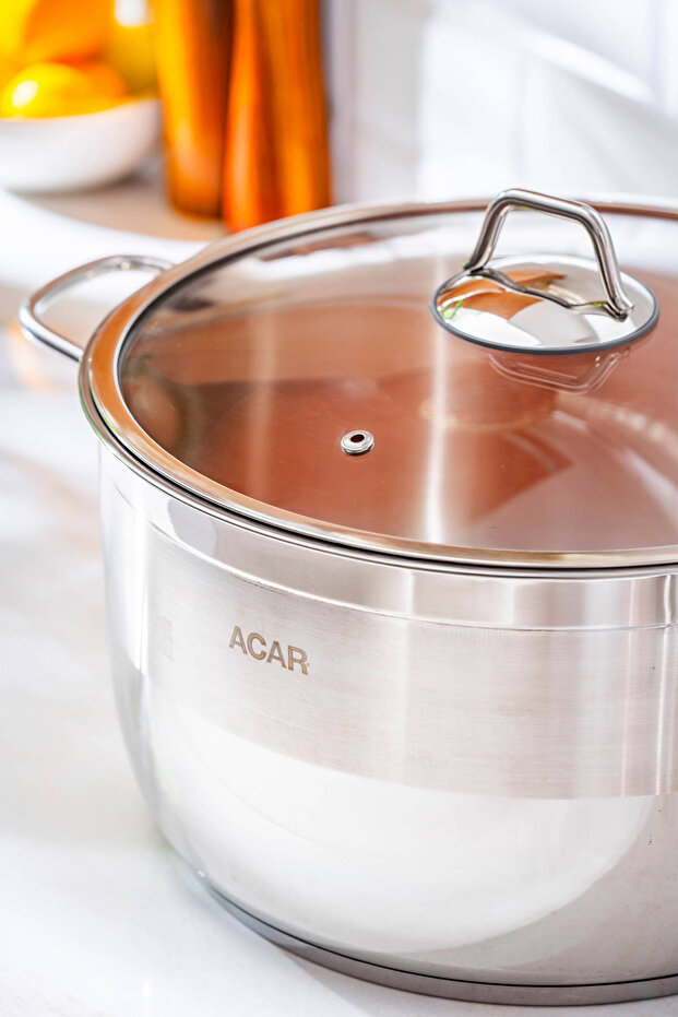 Karat Çelik Derin Tencere - 30 Cm - 4