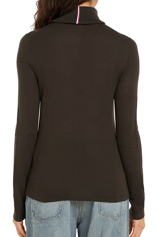 Merino Roll-NK hosszú ujjú pulóver - 3