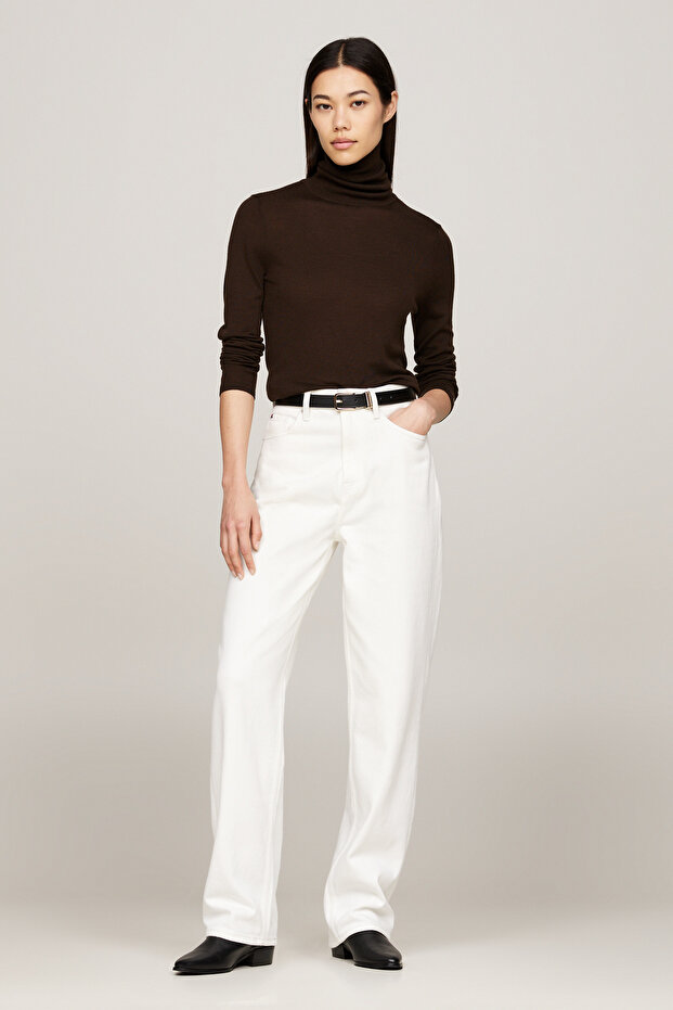 Merino Roll-NK hosszú ujjú pulóver - 11