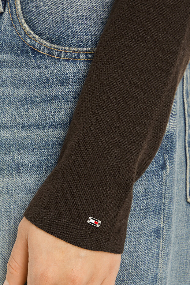 Merino Roll-NK hosszú ujjú pulóver - 4