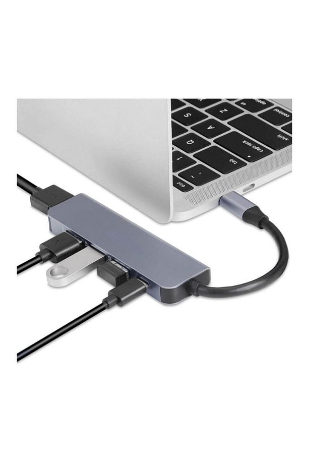 Usb Type C 3.1 To Hdmi Usb-c / 3x Usb 3.0 Hub Çevirici Adaptör - 3