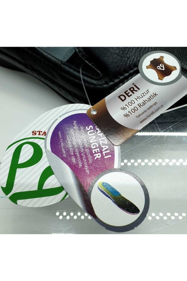 Anatomik Deri Siyah Ayakkabı 51302 - 6