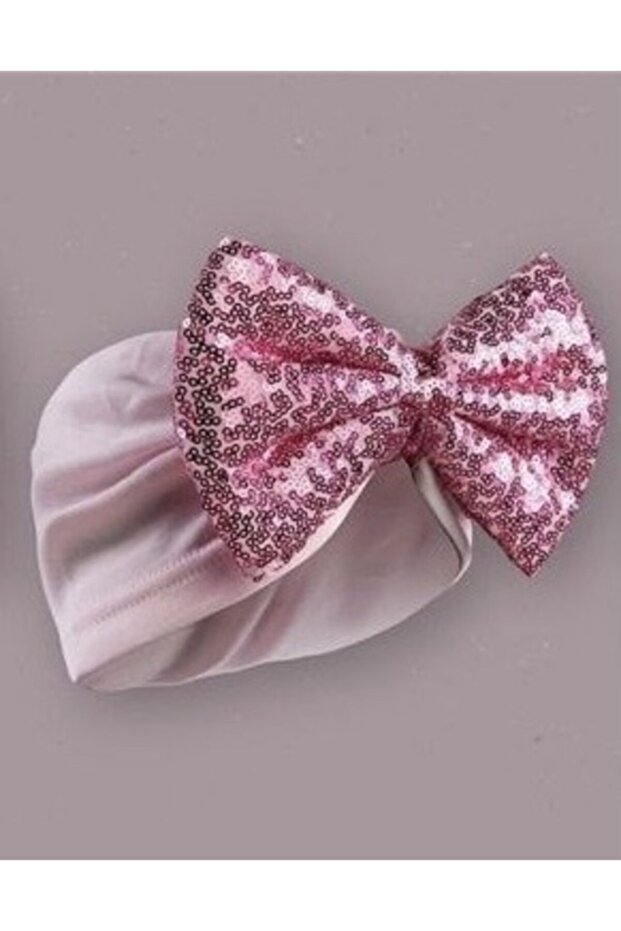 Baby Girl Combed Cotton Sequin Bonnet