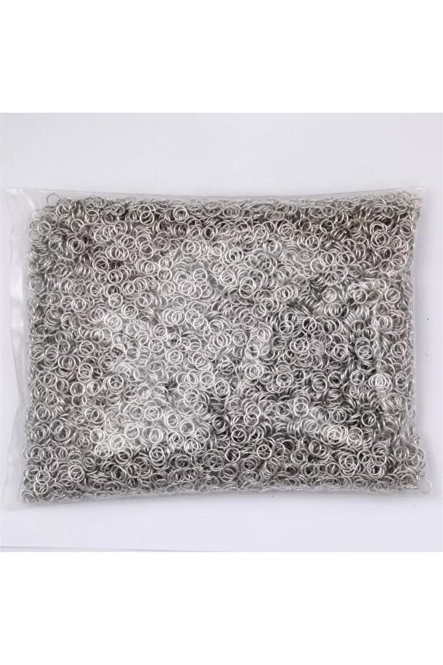 500 grams grams Small Metal Silver Color Jewelry Ring Material 5mm
