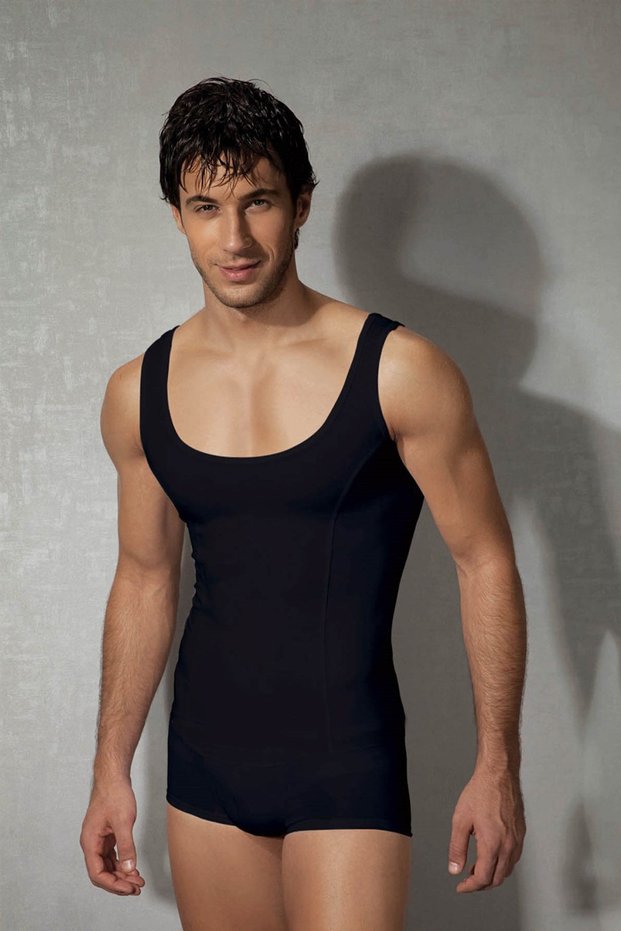 Men's Black Undershirt