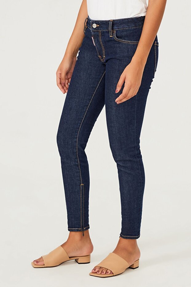 Dar Paça Kadın Jeans - 2