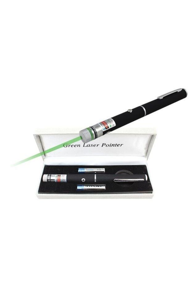 5 Başlıklı Green Laser Pointer Lazer - 5