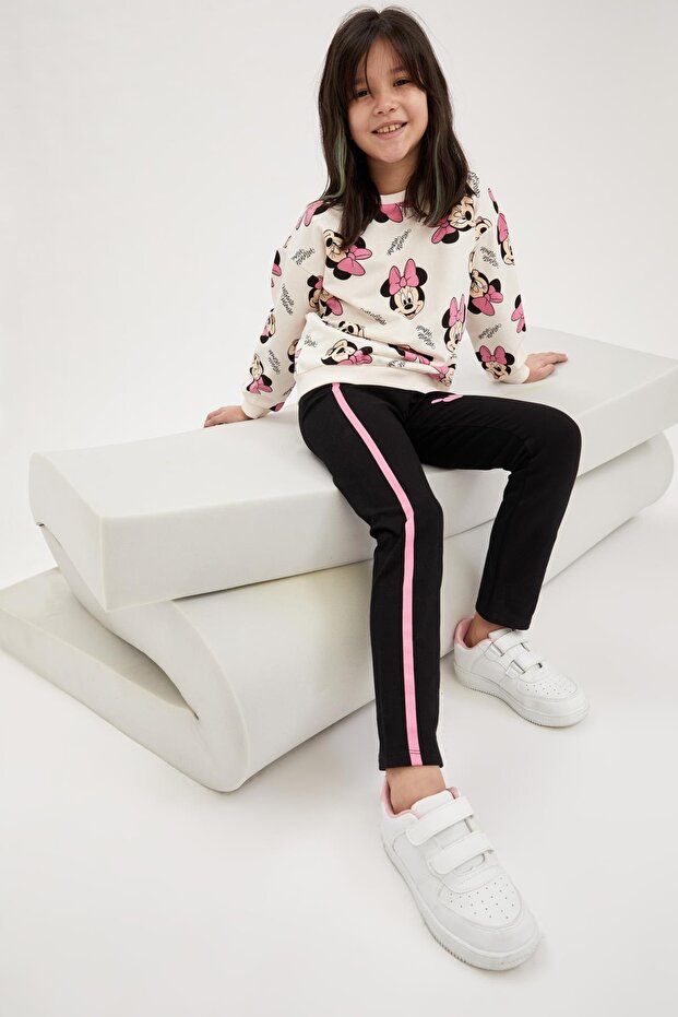 Girl's Minnie Mouse Licensed Sweatshirt and Leggings Set