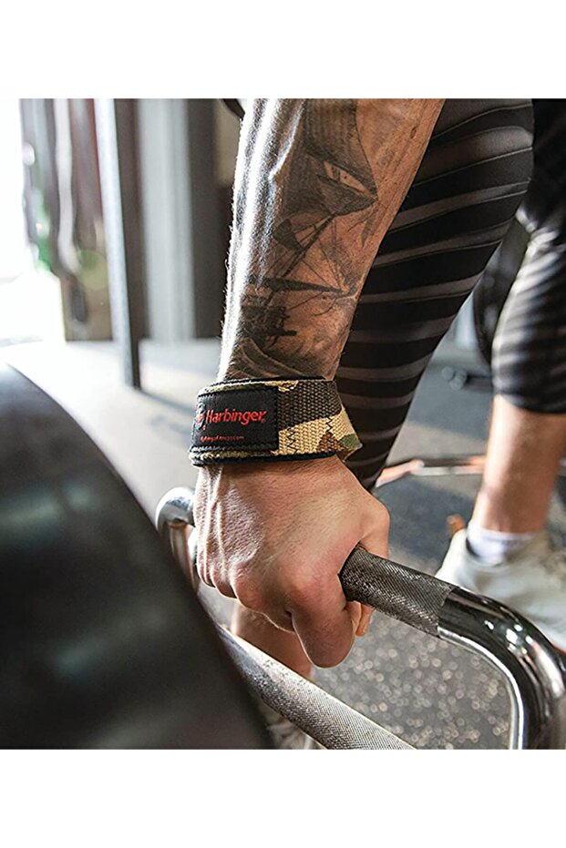 Grip Padded Lifting Straps Kamuflaj - 4