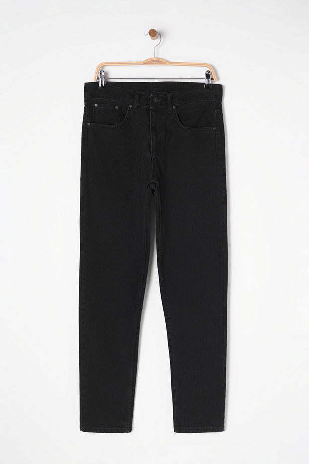 Siyah Smoke Essential Fit Jeans Kot Pantolon TMNAW23JE00104 - 13
