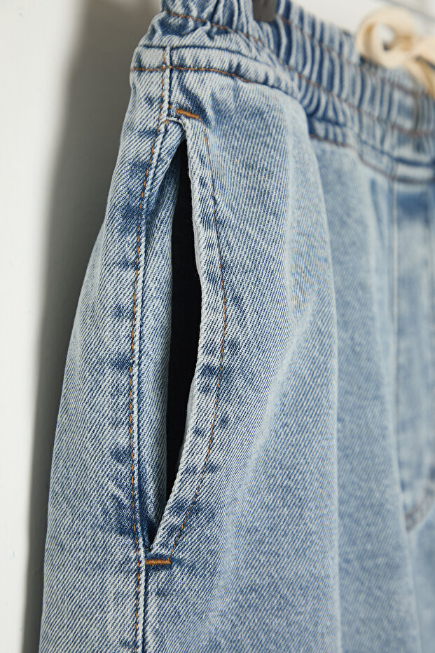 Mavi Regular Fit Kargo Cepli Denim Kot Şort & Bermuda TMNSS24SR00012 - 9
