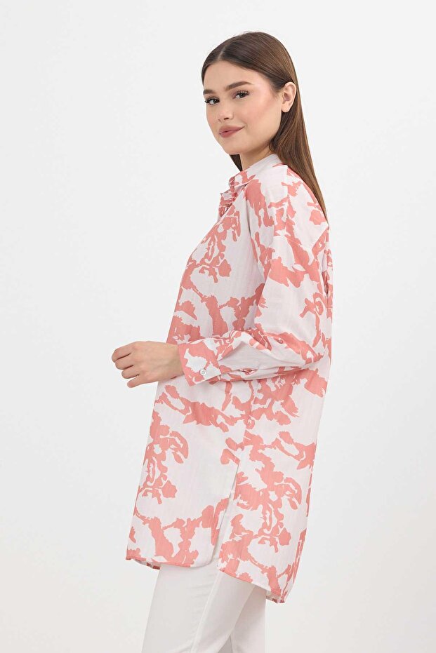 4401A Patterned Salmon Tunic - 7
