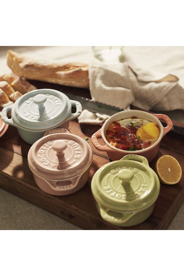 Macaron Mini Cocotte Seramik Güveç Seti 6'lı - 8
