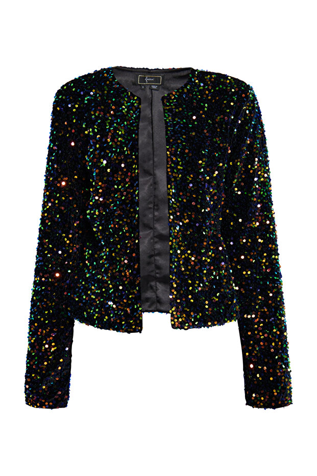 Jacke mit Pailletten - 2