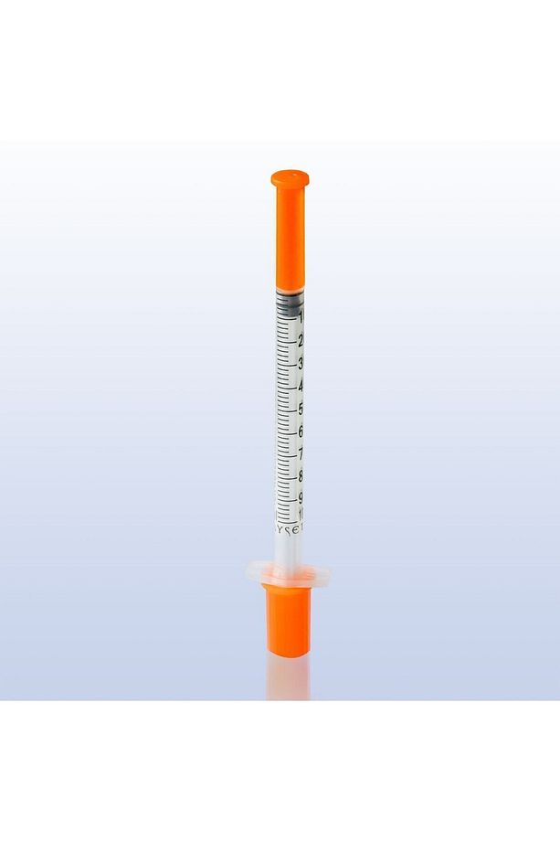 steril şırınga 3p 0,5 ml (70570) - 0,5 Cc enjektörü 5 Kutu (250 ADET) Turuncu - 1