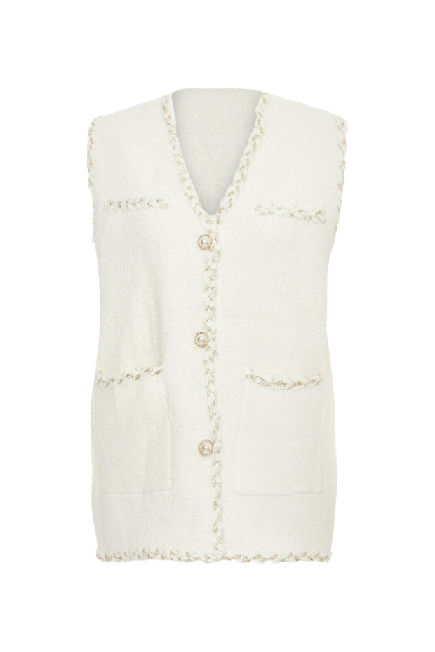 Ärmellose Jacke - 1