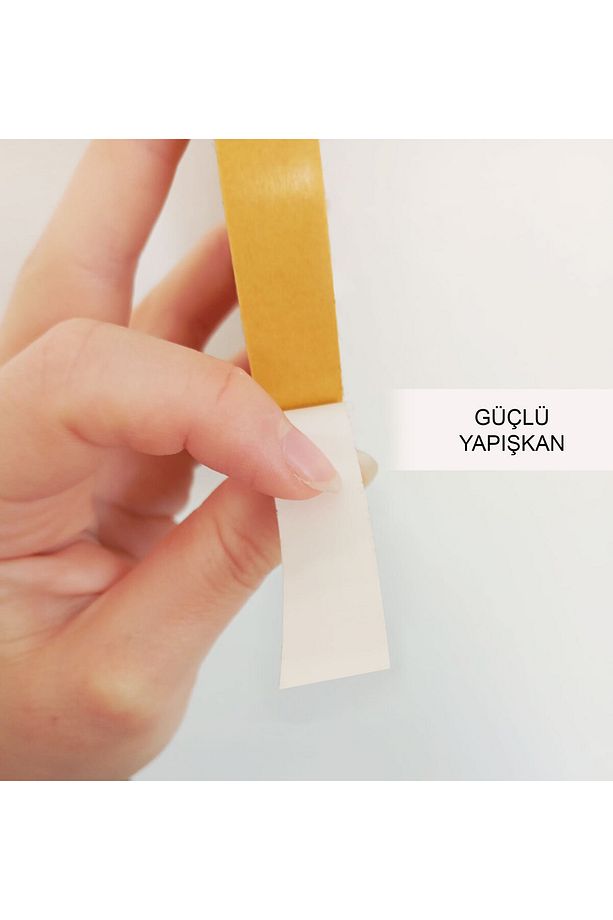 ÇİFT TARAFLI GÜÇLÜ OPAK BANT 12 MM X 100 M - 1 adet/1,2 m² - 2