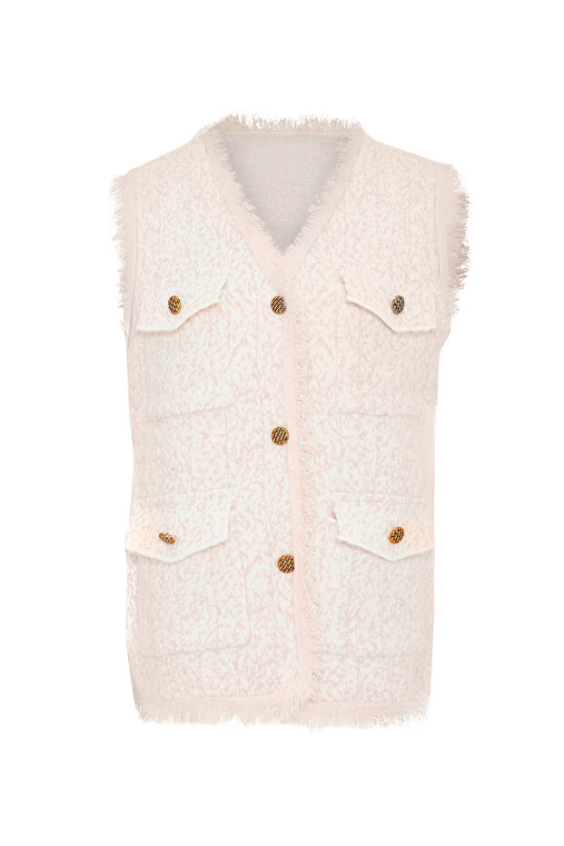 Ärmellose Jacke - 1