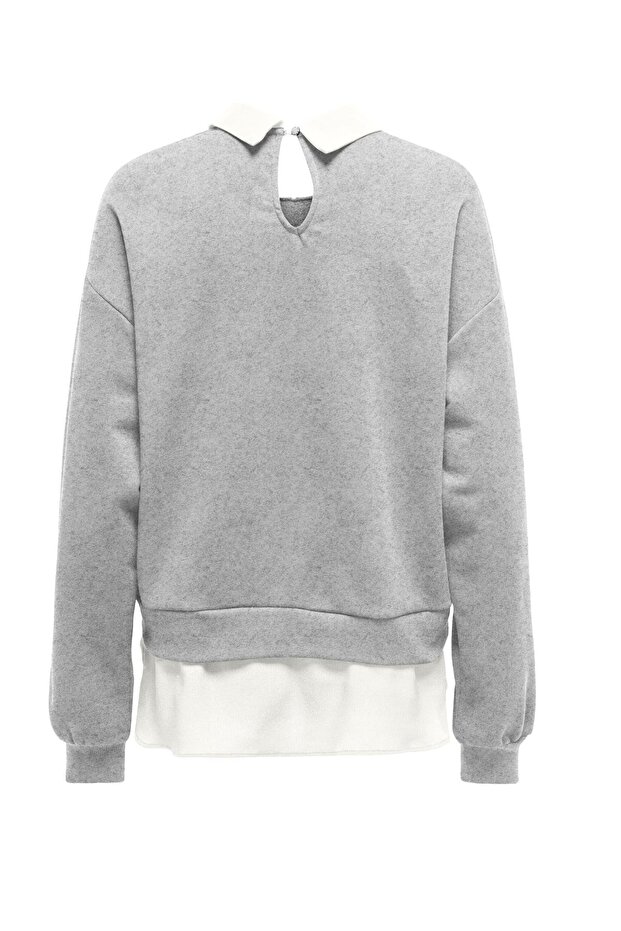 Kadın Kazak Light Grey - 1