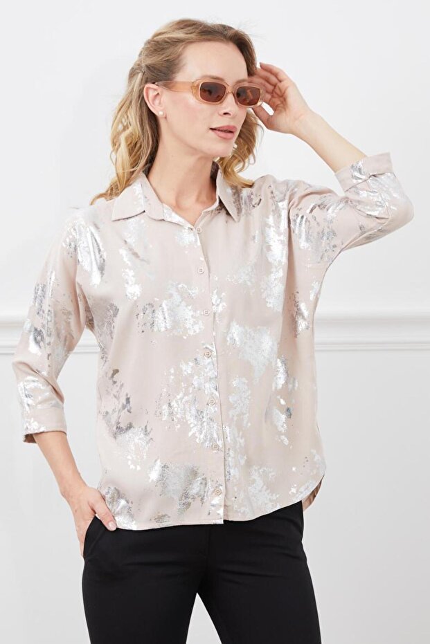 Varak Desenli Gömlek - 3