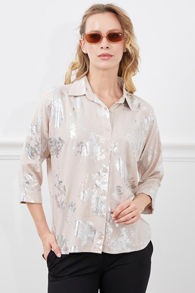 Varak Desenli Gömlek - 4