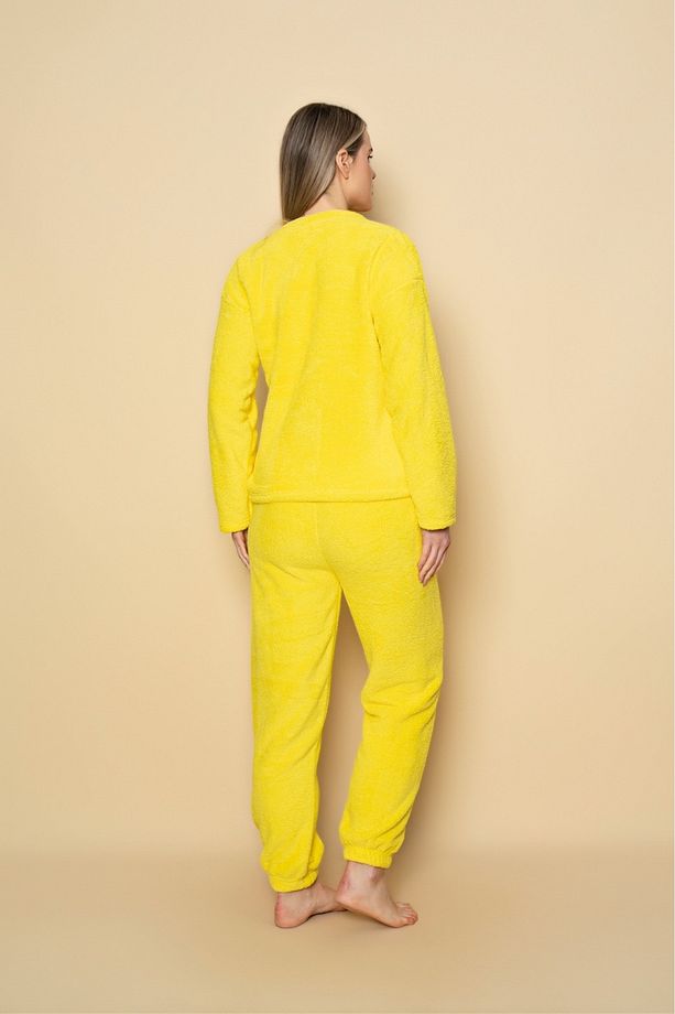 Civciv Peluş Sarı Pijama Takımı - 5