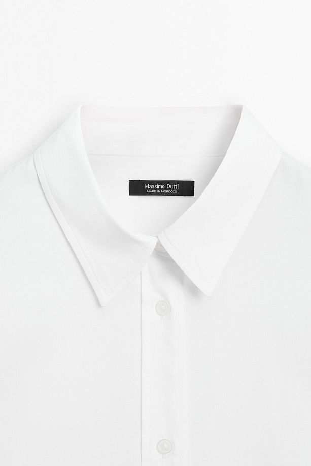 Cepli %100 pamuklu poplin gömlek - 7