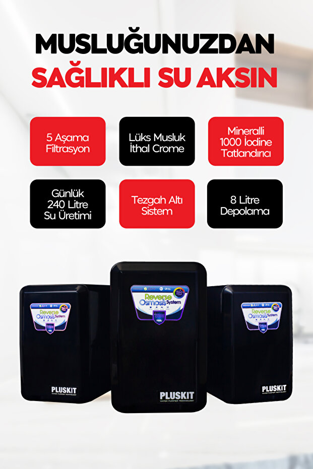 5 Filtreli Klasik Metal Tanklı Su Arıtma Cihazı - 5