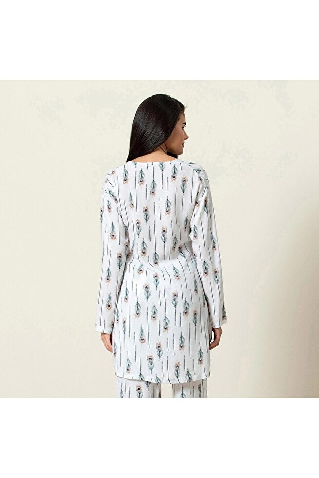 Allegra Gecelik Beyaz - 4