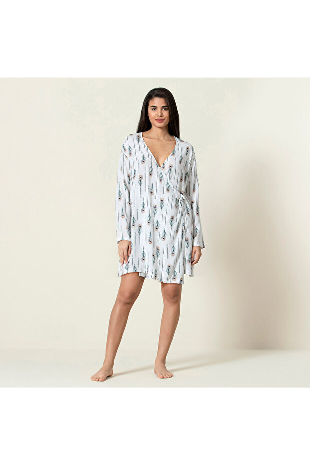 Allegra Gecelik Beyaz - 1