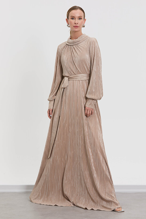 A500444 Aguaje Simli Elbise - 2