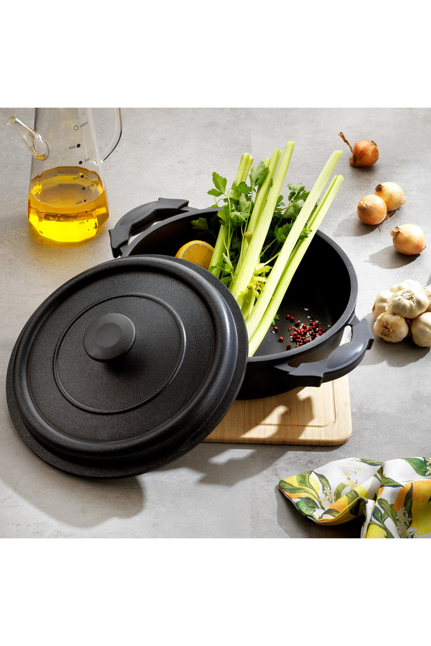 Black Master Basık Tencere-26 Cm - 1