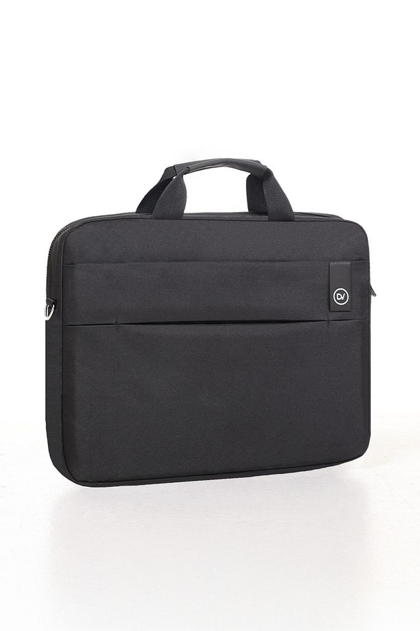 Siyah Unisex El, Omuz, Bilgisayar, Notebook, Laptop Çantası - 1