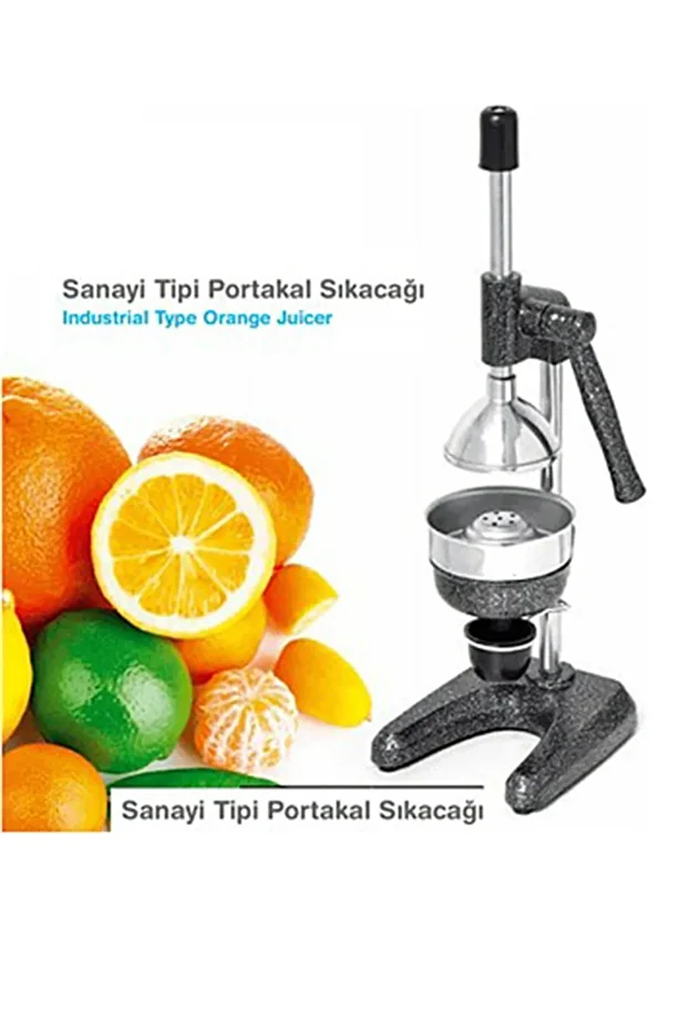 Sanayi Tipi Portakal Sıkacağı Kollu Meyve Presi Narenciye Sıkacağı - 3