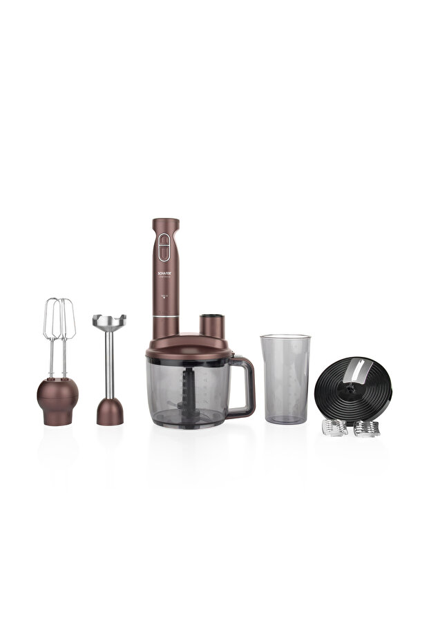 مجموعة خلاط ميجا من Chef Blend - بني - 2